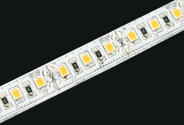 front-lit LED strip
